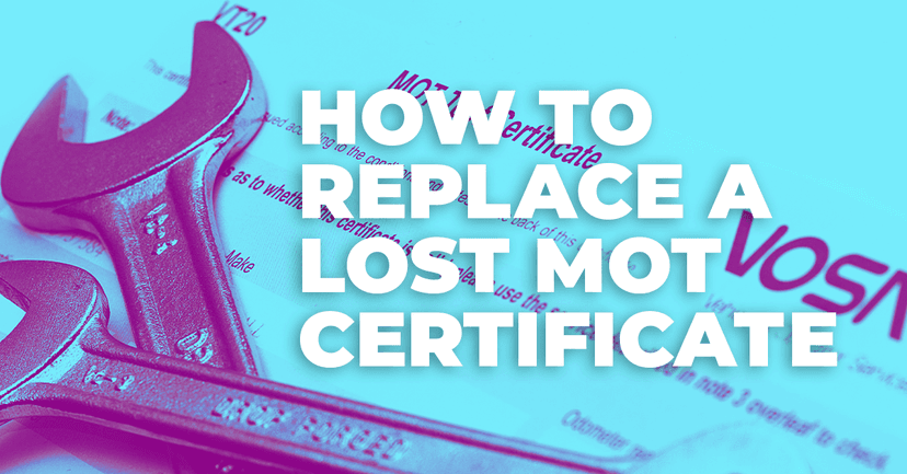 How to Replace a Lost MOT Certificate