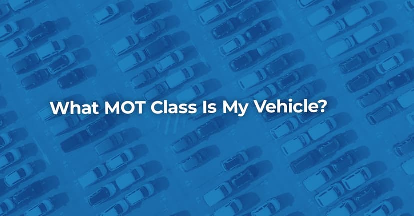 What MOT Class is My Vehicle?