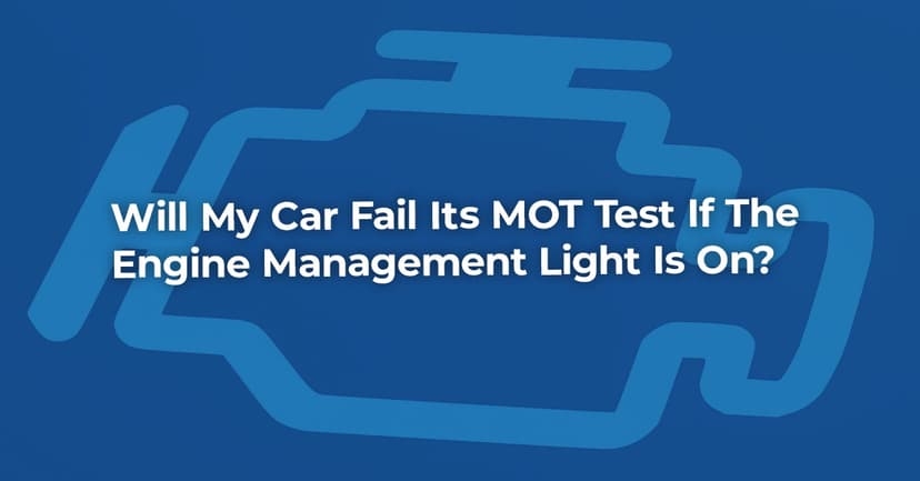Will My Car Fail its MOT Test if the Engine Management Light is On?