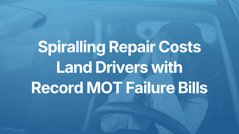 Spiralling Repair Costs Land Drivers with Record MOT Failure Bills