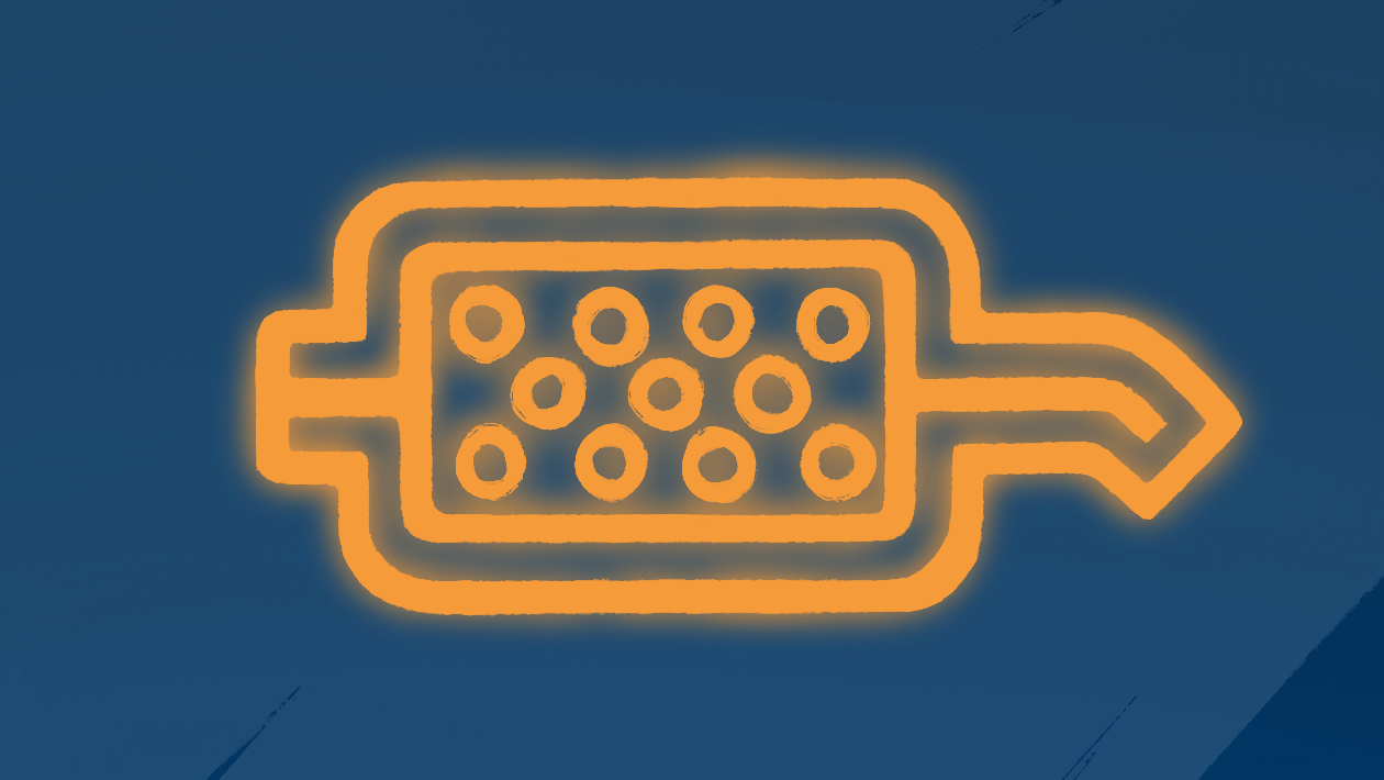 DPF warning light.