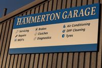 Hammerton Garage Hedge End Logo