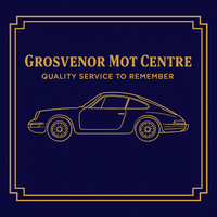 Grosvenor MOT Test Centre Logo